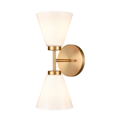 Houghton 15'' High 2-Light Vanity Light - Brushed Gold