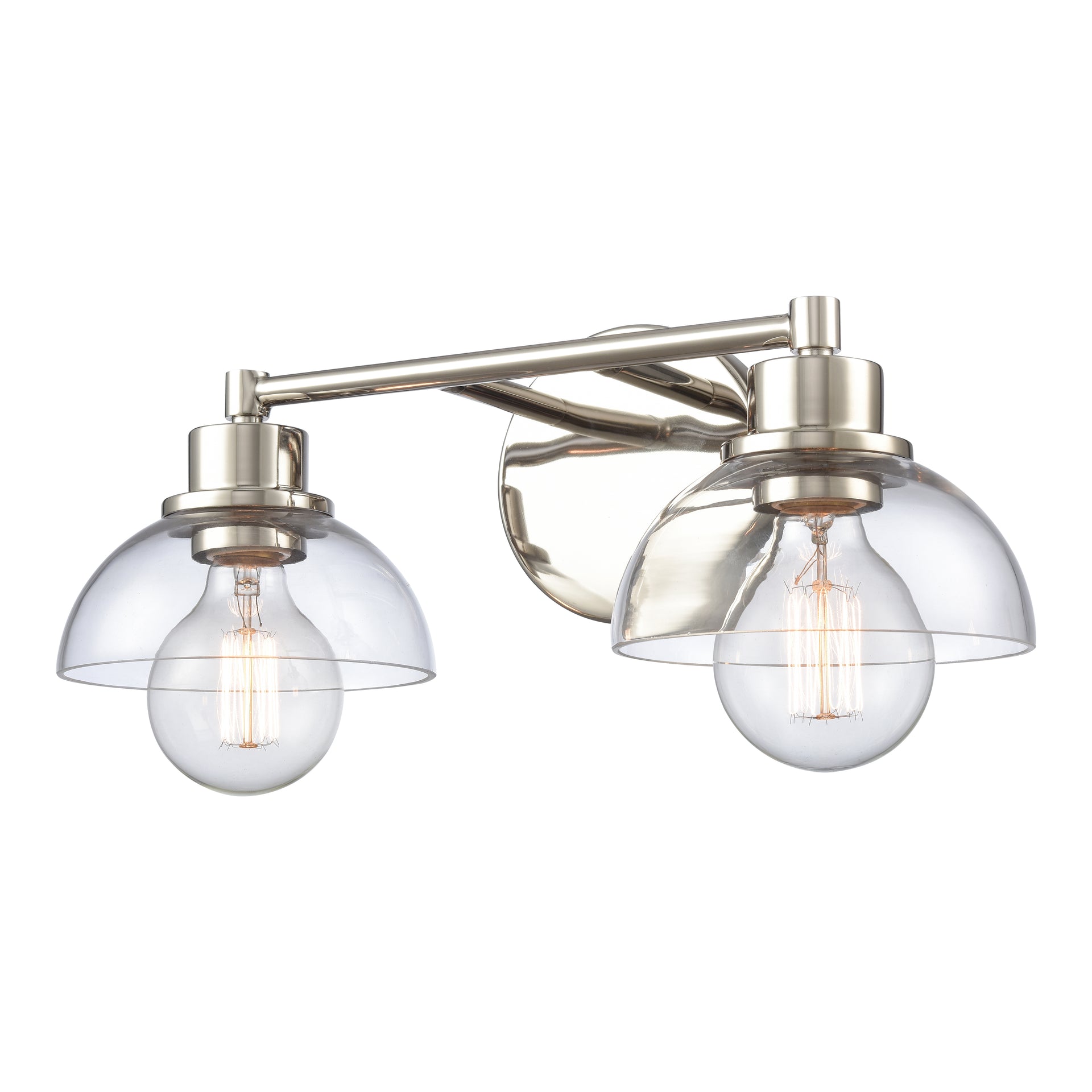 Julian 16'' Wide 2-Light Vanity Light - Polished Nickel