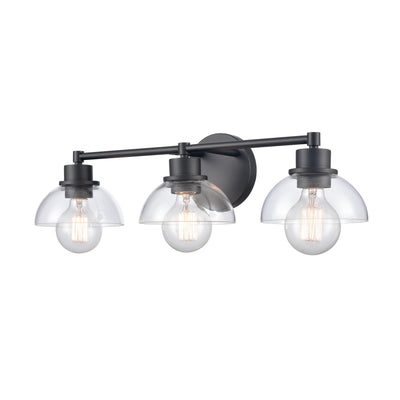 Julian 24'' Wide 3-Light Vanity Light - Matte Black