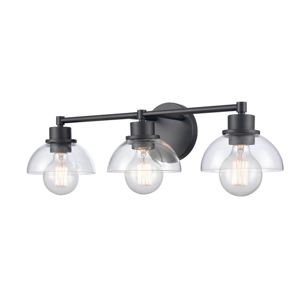 Julian 24'' Wide 3-Light Vanity Light - Matte Black