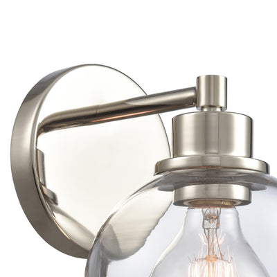 Julian 6'' Wide 1-Light Vanity Light - Polished Nickel