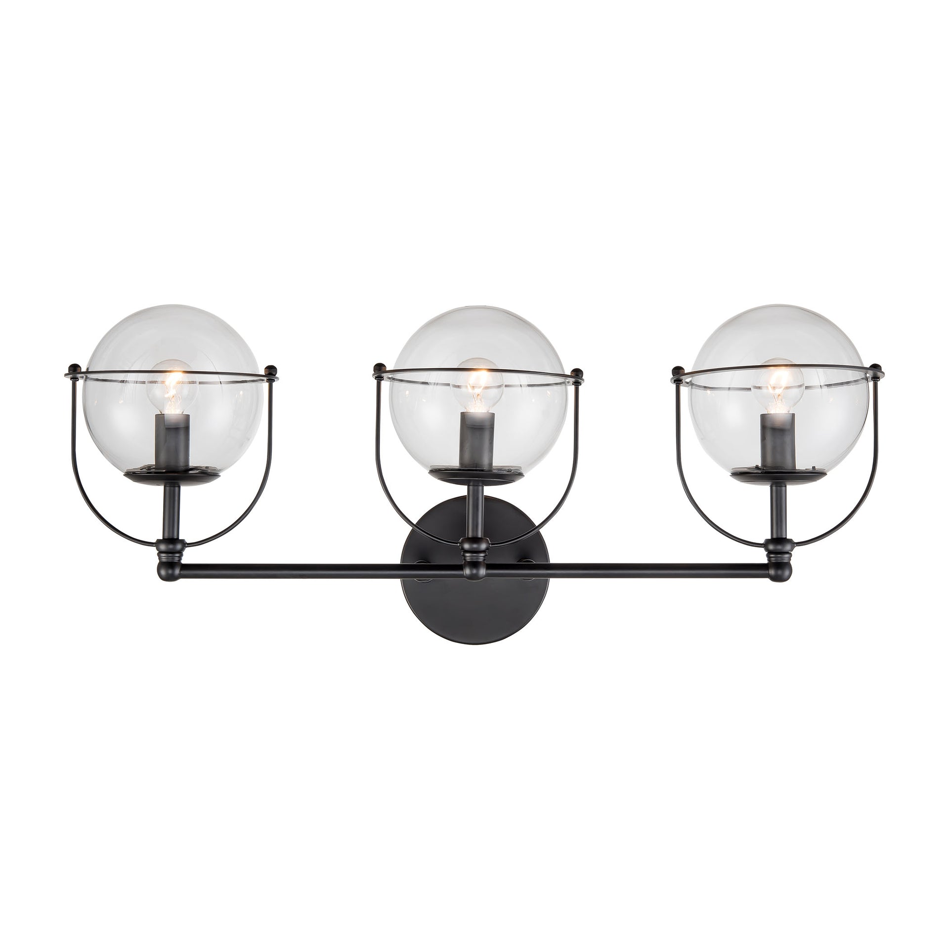 Langford 24'' Wide 3-Light Vanity Light - Matte Black