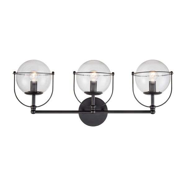 Langford 24'' Wide 3-Light Vanity Light - Matte Black