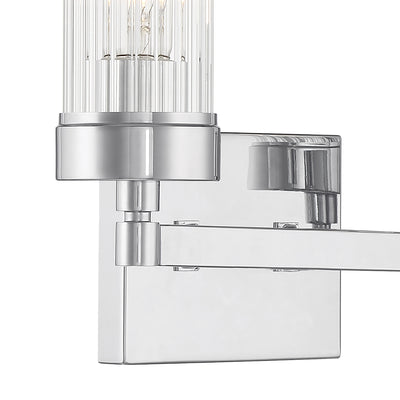 Lida 14'' Wide 2-Light Vanity Light - Chrome