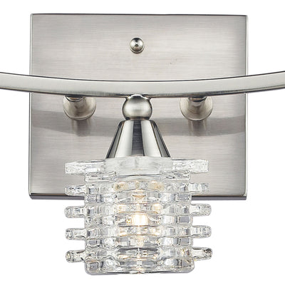 Matrix 15'' Wide 3-Light Vanity Light - Satin Nickel