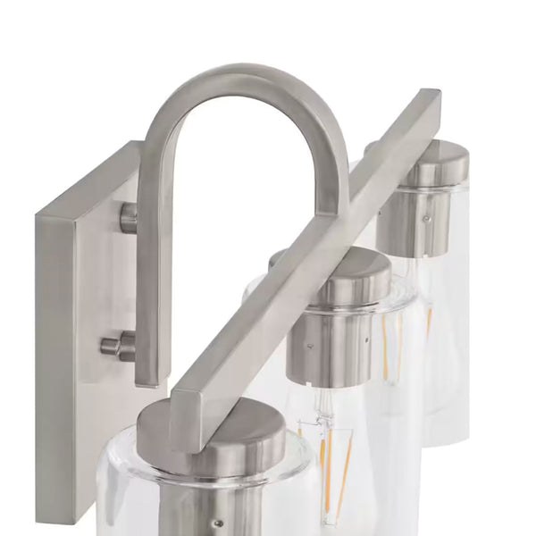 Melina 22'' Wide 3-Light Vanity Light - Brushed Nickel