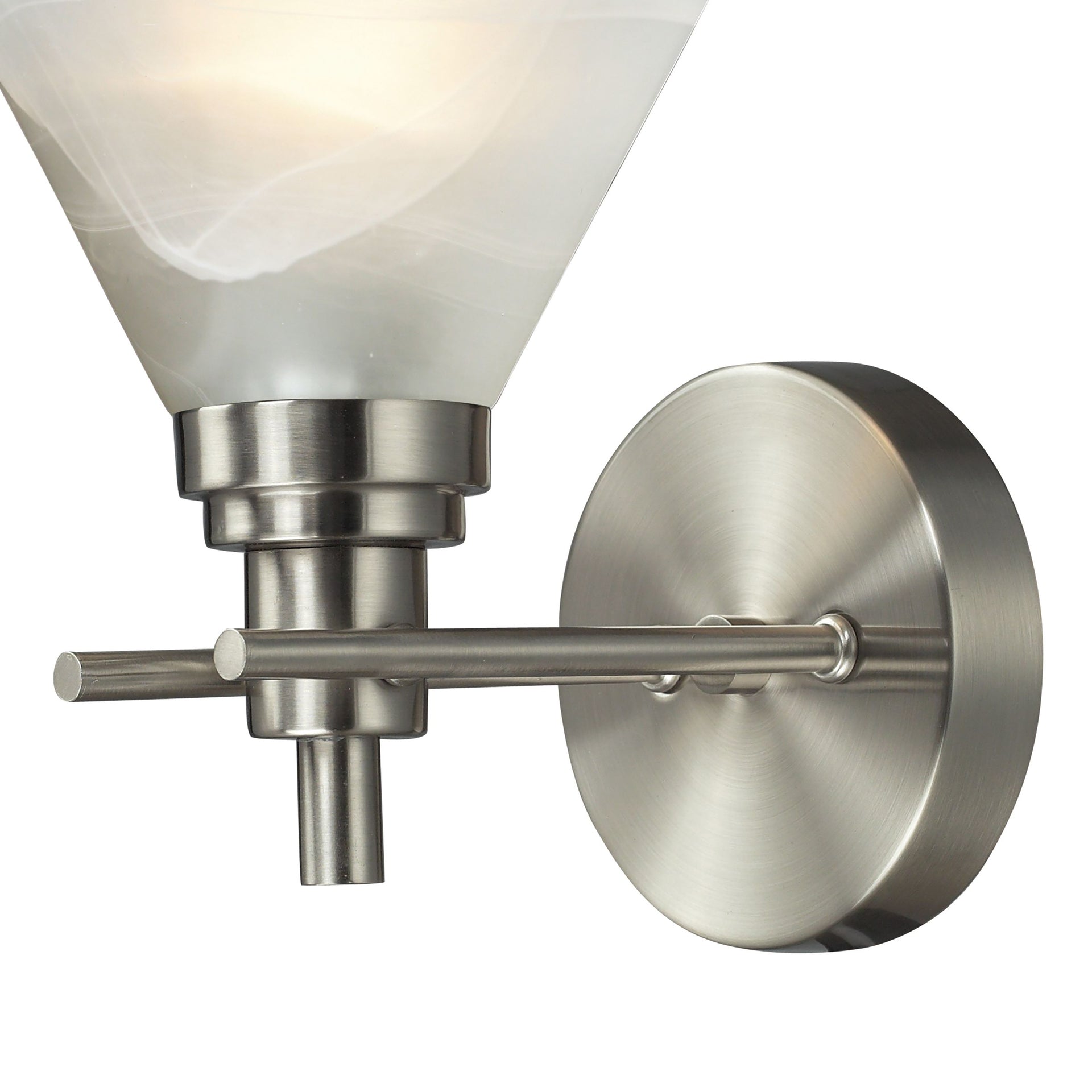 Pemberton 9'' High 1-Light Sconce - Brushed Nickel