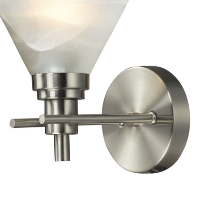 Pemberton 9'' High 1-Light Sconce - Brushed Nickel