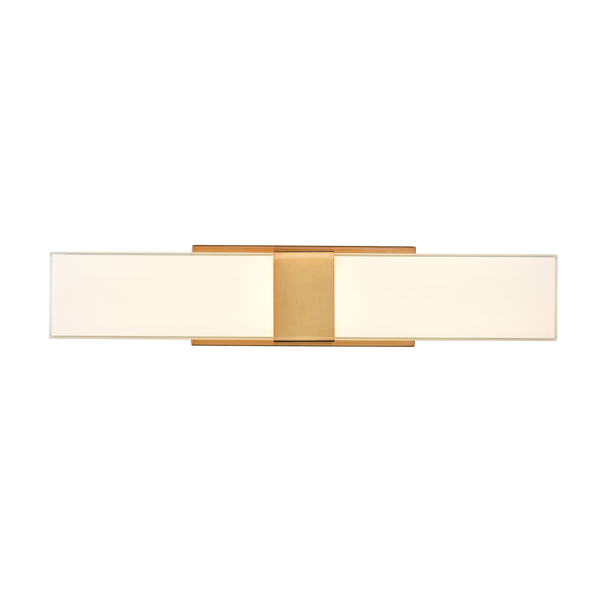 Reciprocate 25'' Wide 2-Light Vanity Light - Aged Brass