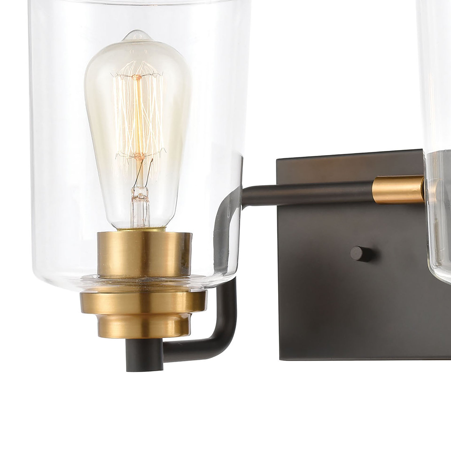 Robins 14'' Wide 2-Light Vanity Light - Matte Black