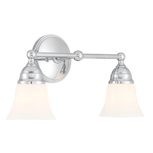 Sofia 16.5'' Wide 2-Light Vanity Light - Chrome