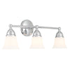 Sofia 24'' Wide 3-Light Vanity Light - Chrome