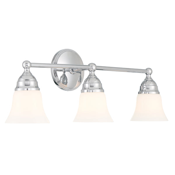 Sofia 24'' Wide 3-Light Vanity Light - Chrome