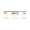 Vivica 24'' Wide 3-Light Vanity Light - Brushed Nickel