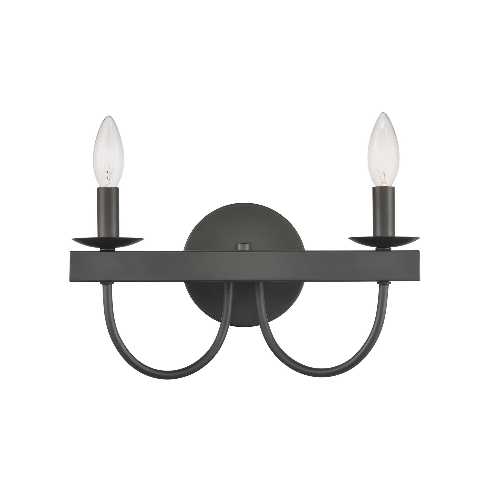 Williamson 14'' Wide 2-Light Vanity Light - Black
