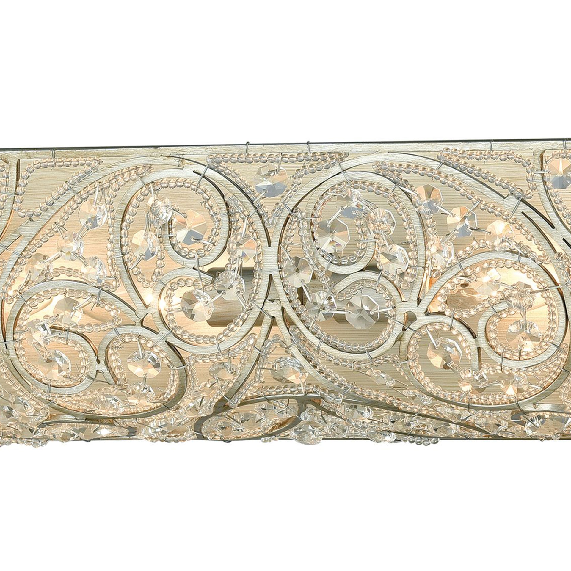 Andalusia 34'' Wide 6-Light Vanity Light - Aged Silver