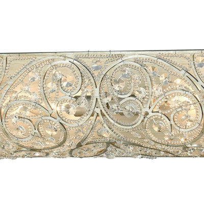 Andalusia 34'' Wide 6-Light Vanity Light - Aged Silver