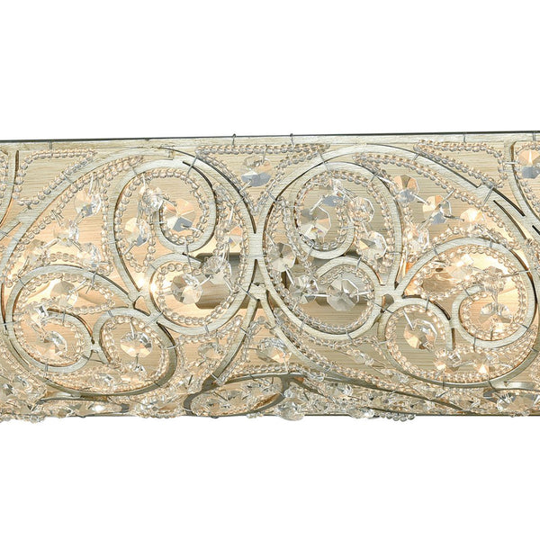 Andalusia 34'' Wide 6-Light Vanity Light - Aged Silver
