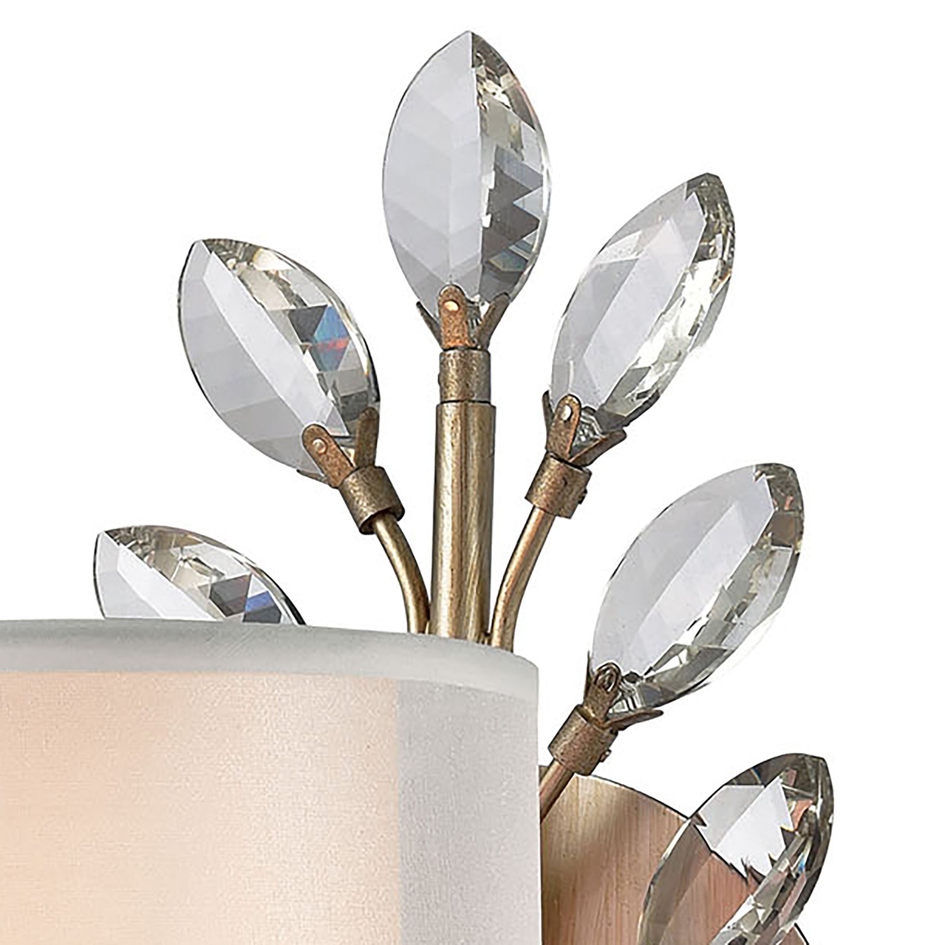Asbury 16'' High 1-Light Sconce - Aged Silver