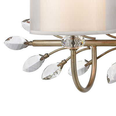 Asbury 24'' Wide 2-Light Vanity Light - Aged Silver