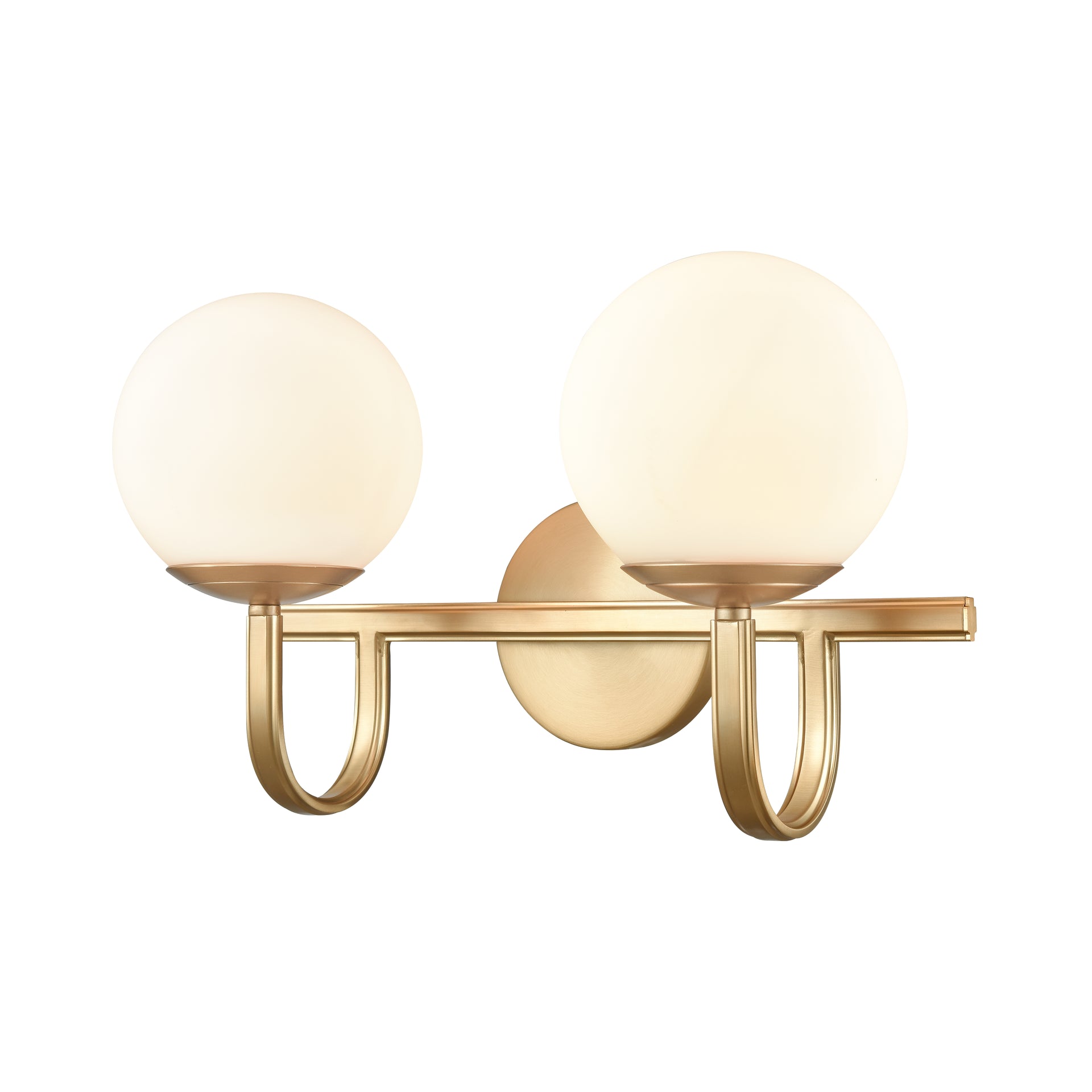 Caroline 16'' Wide 2-Light Vanity Light - Brushed Gold