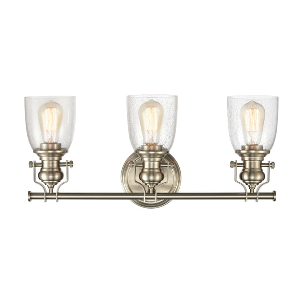 Chadwick 23'' Wide 3-Light Vanity Light - Satin Nickel