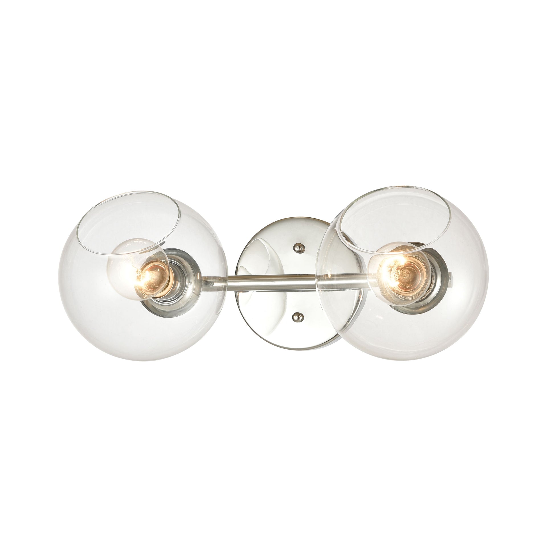 Claro 16'' Wide 2-Light Vanity Light - Polished Chrome