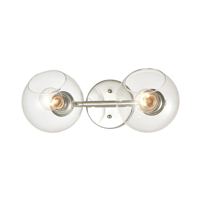 Claro 16'' Wide 2-Light Vanity Light - Polished Chrome