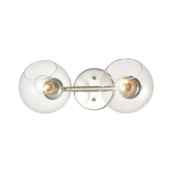 Claro 16'' Wide 2-Light Vanity Light - Polished Chrome