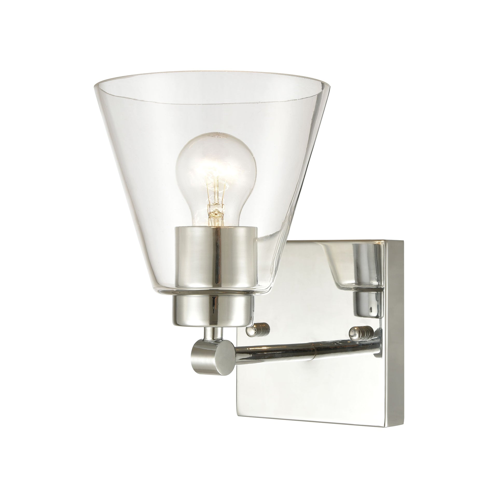 East Point 10'' High 1-Light Sconce - Polished Chrome