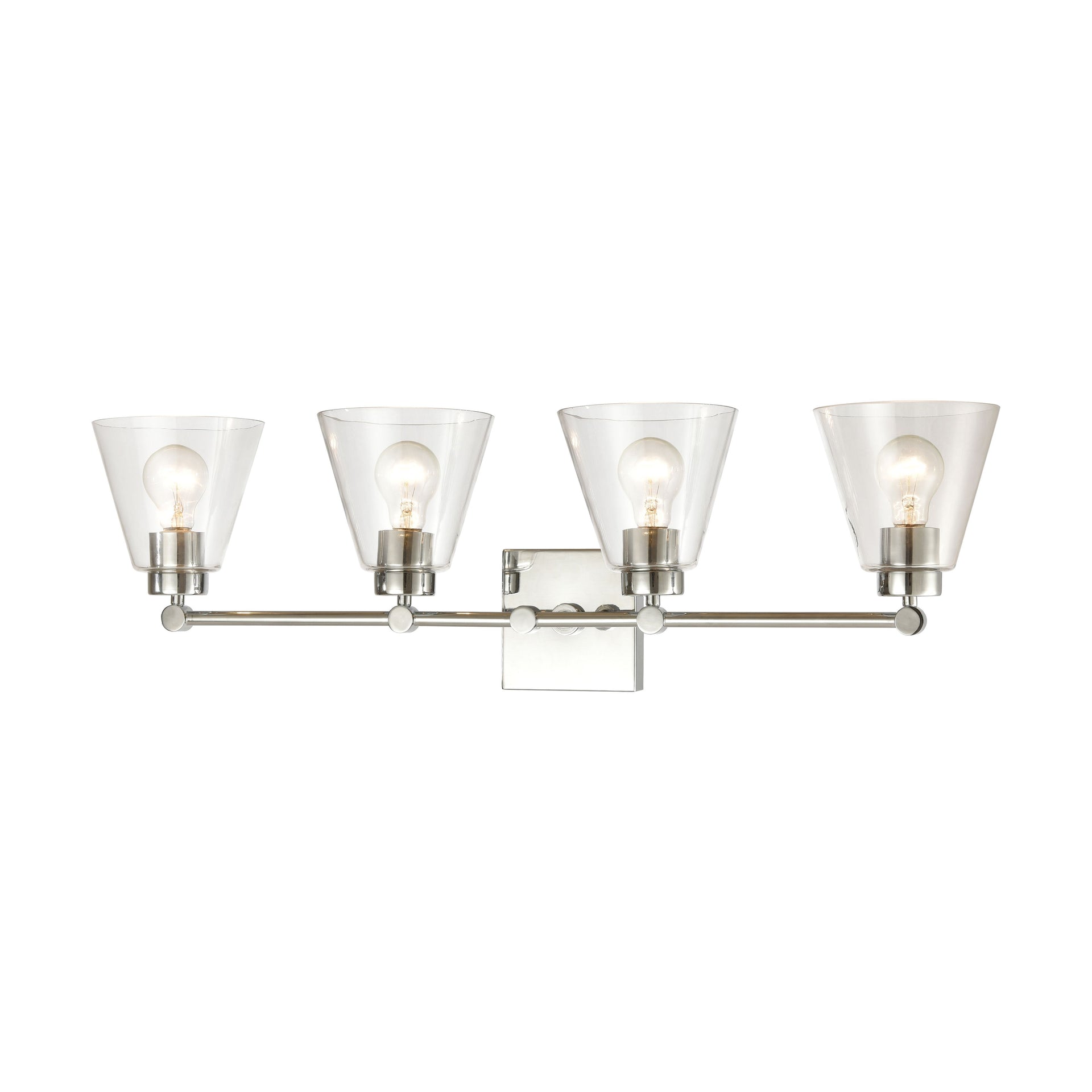 East Point 33'' Wide 4-Light Vanity Light - Polished Chrome