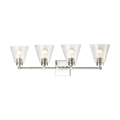 East Point 33'' Wide 4-Light Vanity Light - Polished Chrome