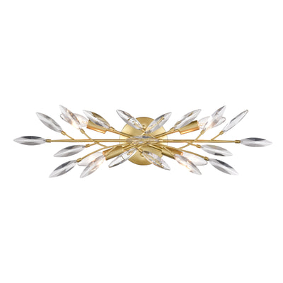 Flora Grace 25.5'' Wide 4-Light Vanity Light - Champagne Gold