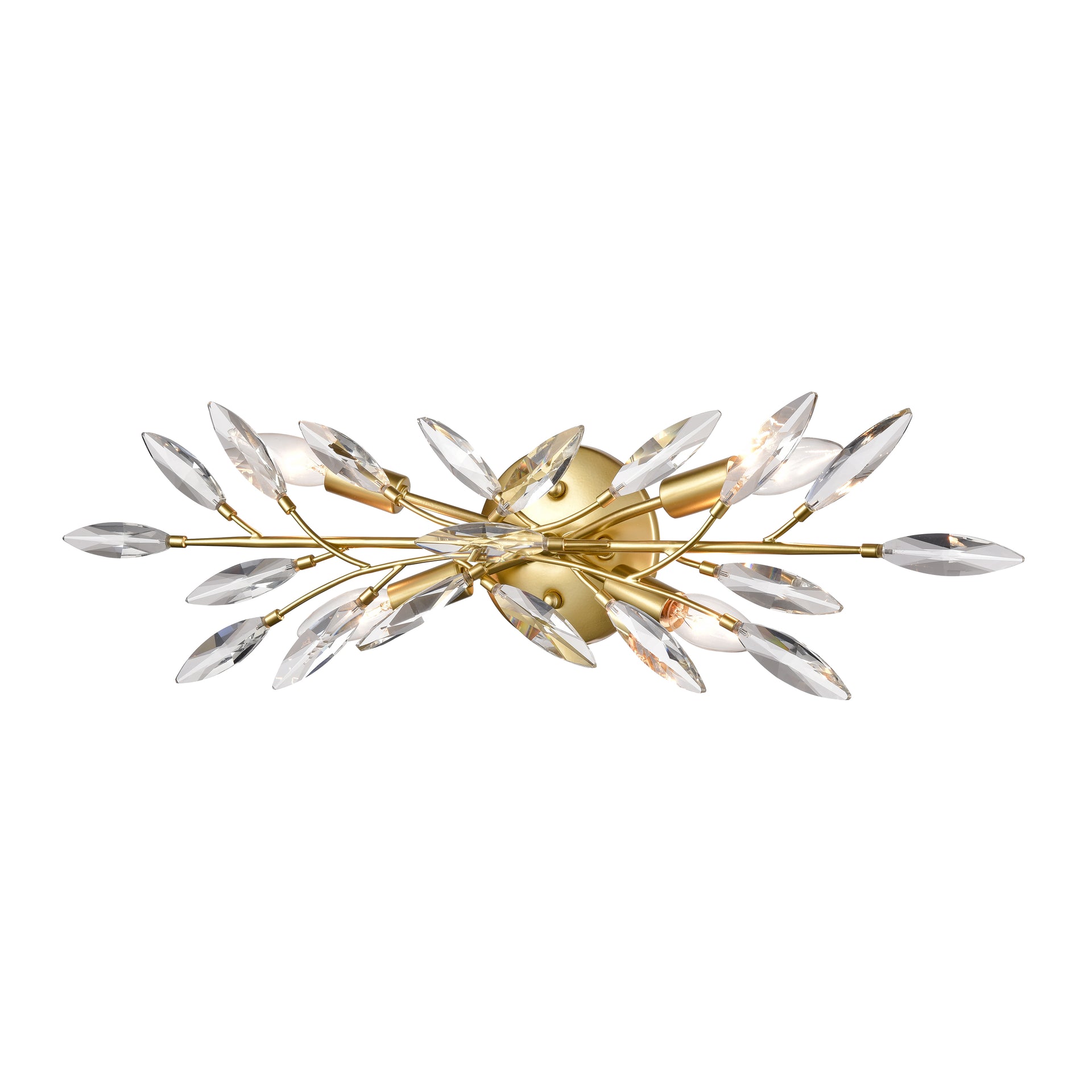 Flora Grace 25.5'' Wide 4-Light Vanity Light - Champagne Gold