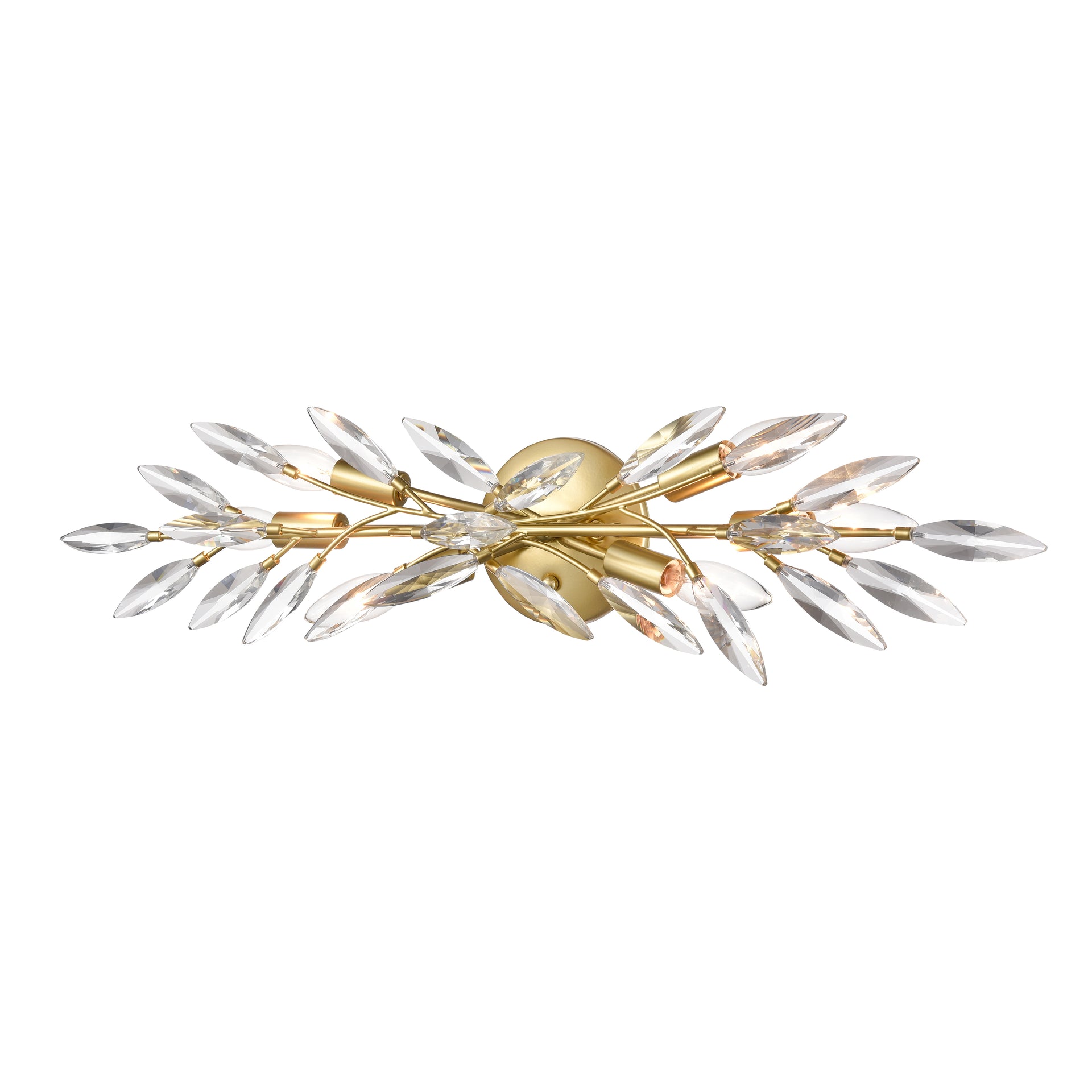 Flora Grace 28.75'' Wide 6-Light Vanity Light - Champagne Gold
