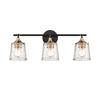 Hamy 23'' Wide 3-Light Vanity Light - Matte Black