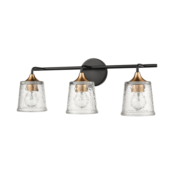 Hamy 23'' Wide 3-Light Vanity Light - Matte Black