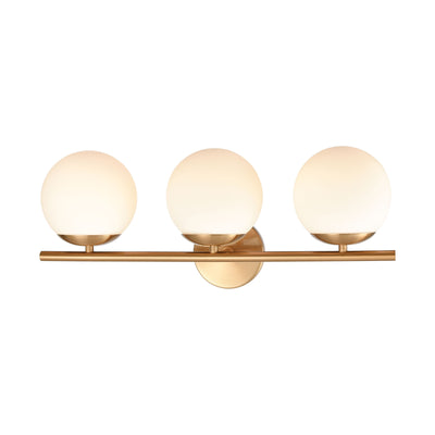 Hollywood Blvd 22'' Wide 3-Light Vanity Light - Satin Brass