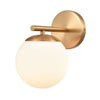 Hollywood Blvd 9'' High 1-Light Sconce - Satin Brass