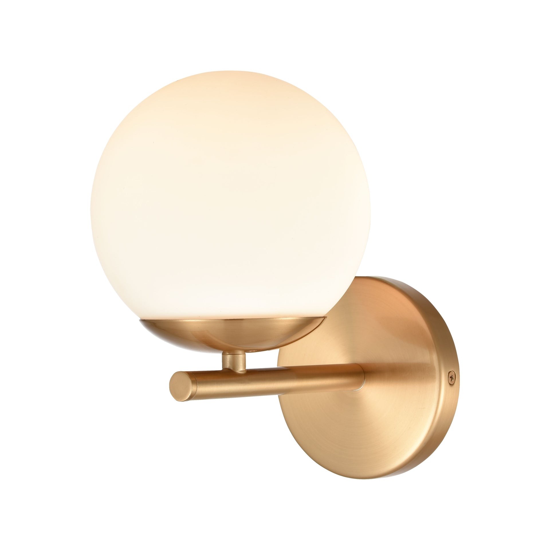 Hollywood Blvd 9'' High 1-Light Sconce - Satin Brass