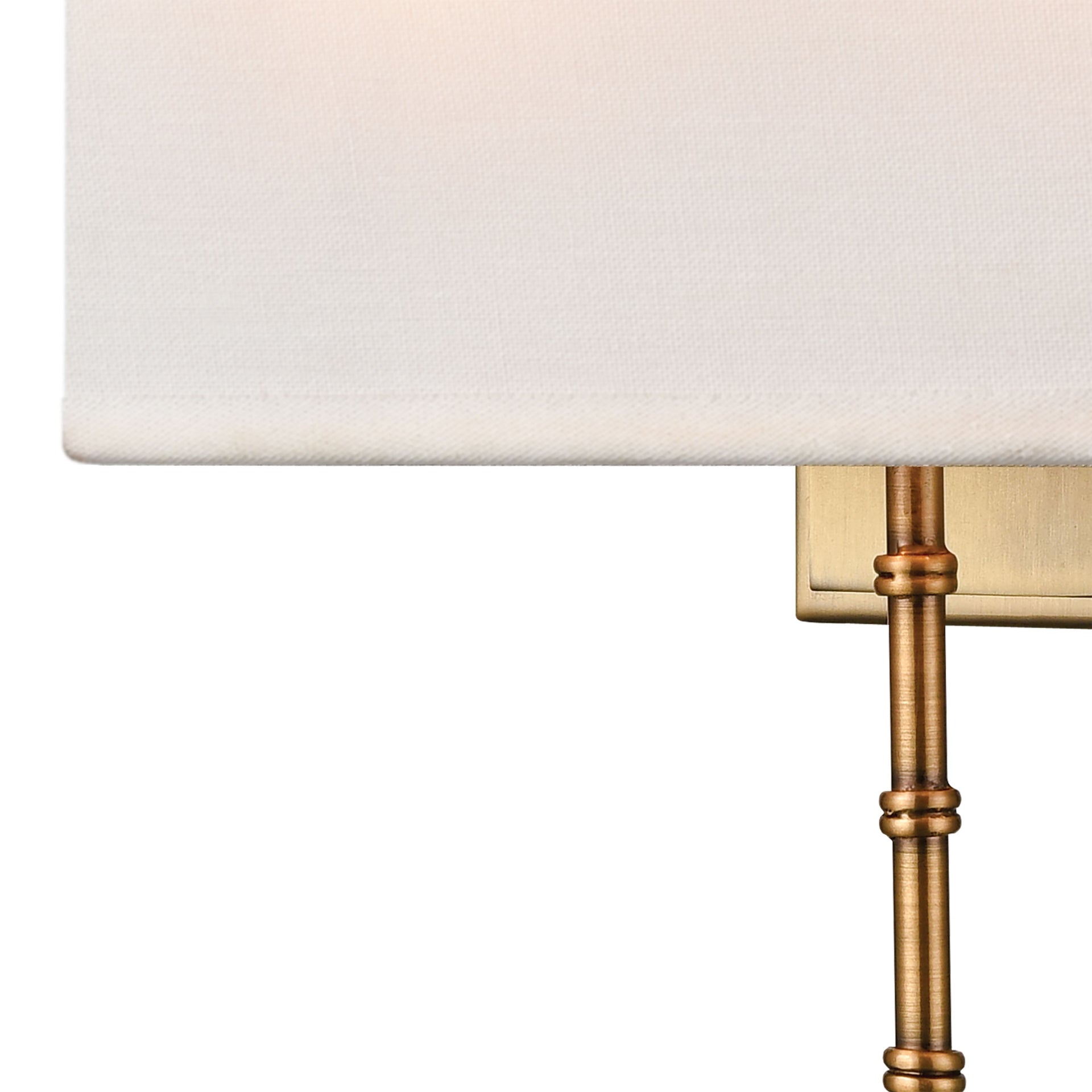 Shannon 17'' High 2-Light Sconce - Warm Brass