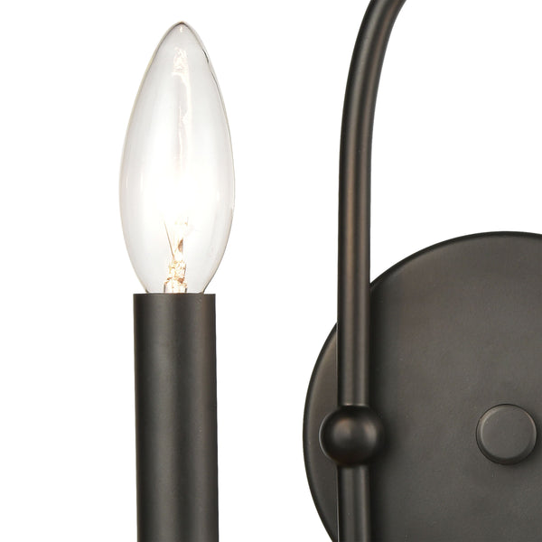 Wickshire 14'' High 2-Light Sconce - Matte Black