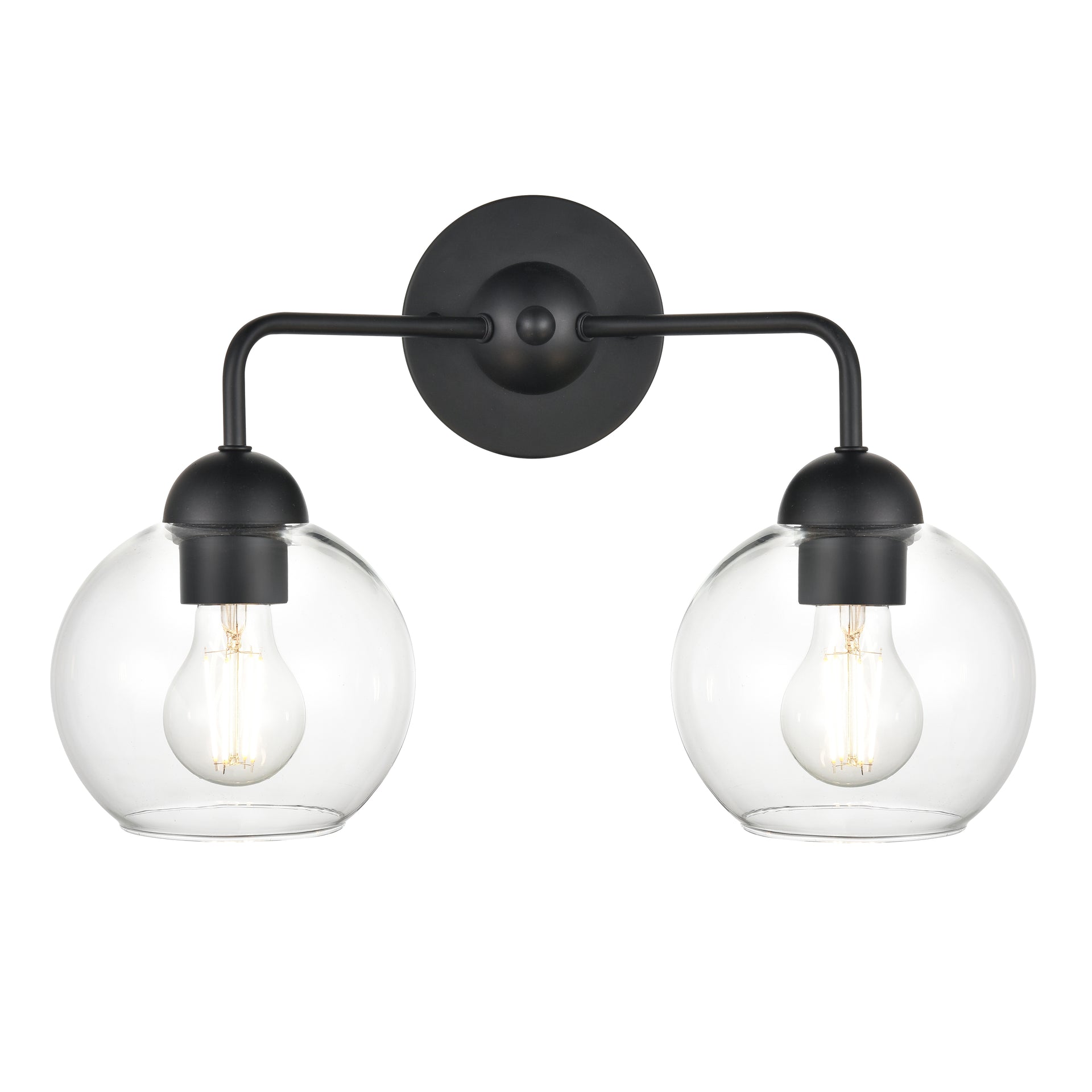 Astoria 15.75'' Wide 2-Light Vanity Light - Matte Black