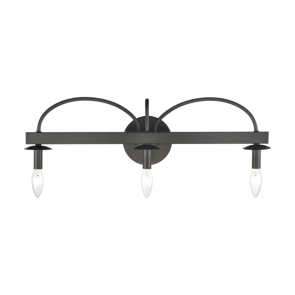 Williamson 24'' Wide 3-Light Vanity Light - Black