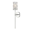 Forma de Crystal 24'' High 1-Light Sconce - Polished Chrome - Polished Chrome