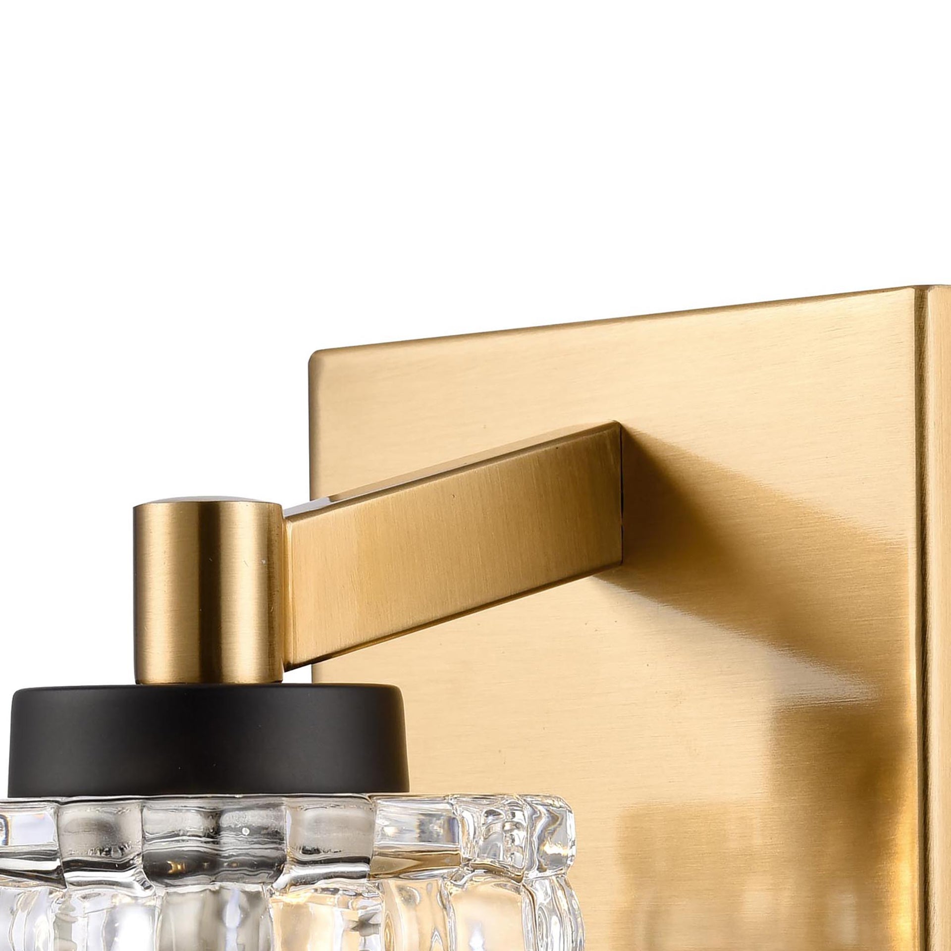 Candace 4.75'' Wide 1-Light Vanity Light - Satin Brass with Matte Black