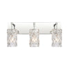 Forma de Crystal 23'' Wide 3-Light Vanity Light - Polished Chrome