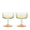 Gatsby Coupe Glasses Set of 2