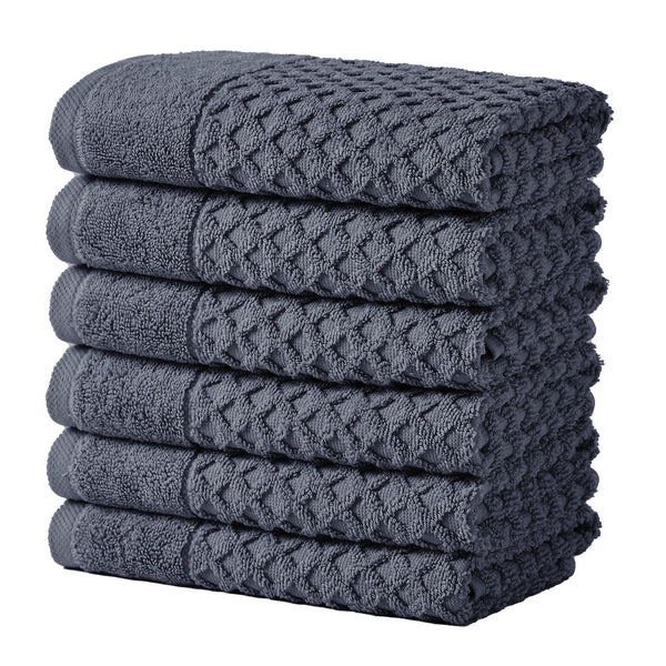 Cotton Diamond Waffle Weave Bath Towel Set - Grayson Collection