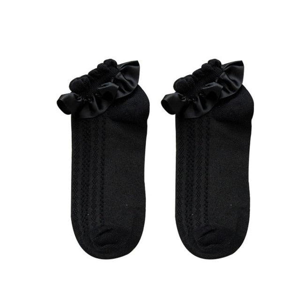 Woman Summer Ruffle Socks Short Socks Nylon Lace Socks Anime Cartoon Sweet Girls Hosiery Cosplay Costumes Accessories